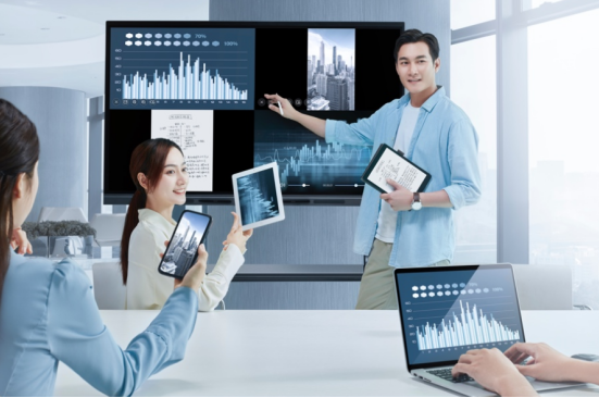 無線投屏的會議一體機 無線投屏的會議一體機